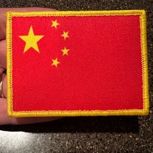 Flag of China Velcro Patch